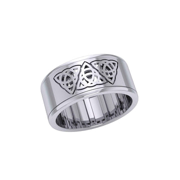 Triquetra Silver Spinner Ring TR3816 - Jewelry